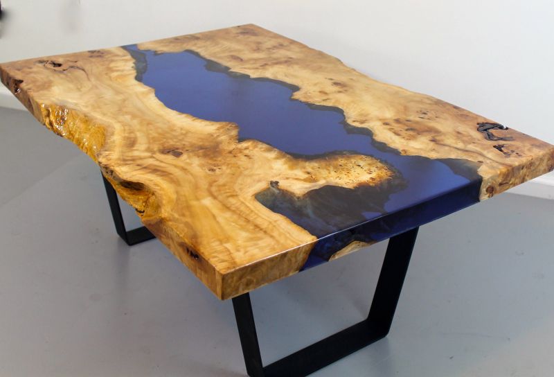 Best wood to use on sale for epoxy table